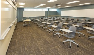Mannington VCT was used in classrooms