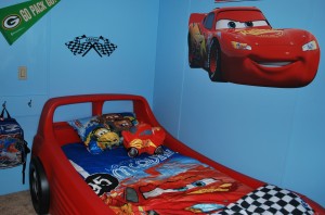 The finished, new bedroom of Carson Murfield