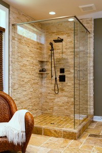 custom shower door, H.J. Martin and Son