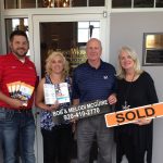 [L-R] Project Manager Bob Gmeiner and Interior Designer Andria Orth of H.J. Martin, and Melodi and Bob McGuire of First Weber Realtors