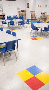 Flooring in Algoma (Wis.) Elementary School, H.J. Martin and Son