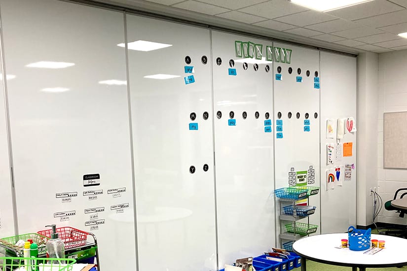 Whiteboard partition panels
