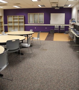 Wide shot of renovated Education room, H.J. Martin and Son