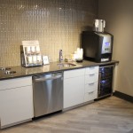coffee bar in the showroom, H.J. Martin and Son