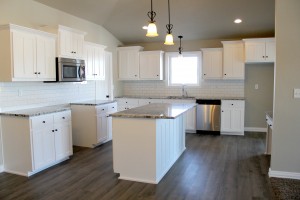 New hardwood kitchen floor, H.J. Martin and Son