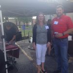 Karen Siegrist and Project Manager Bob Gmeiner, H.J. Martin and Son