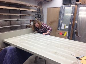 Getting started on barn door!