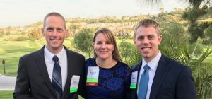 Accepting the award on behalf of H.J. Martin and Son were (L-R) Gary VandenLangenberg, Rachel Weber and David Martin