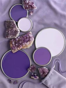 ultra violet paint and crystals